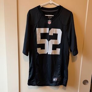Raiders Black and White Football Jersey